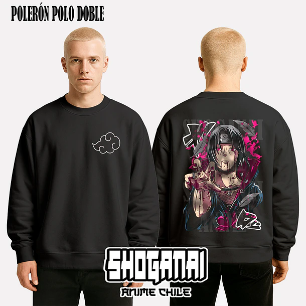 NAR18 Itachi Uchiha - NARUTO - ADULTO (Polera o Polerón) 7