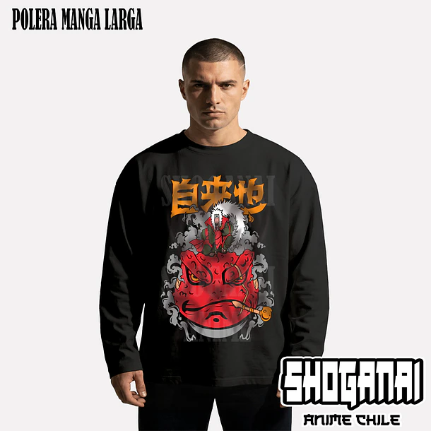 NAR19 Jiraiya - NARUTO - ADULTO (Polera o Polerón) 3
