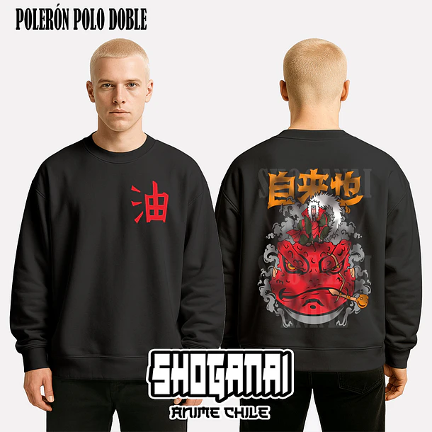 NAR19 Jiraiya - NARUTO - ADULTO (Polera o Polerón) 7