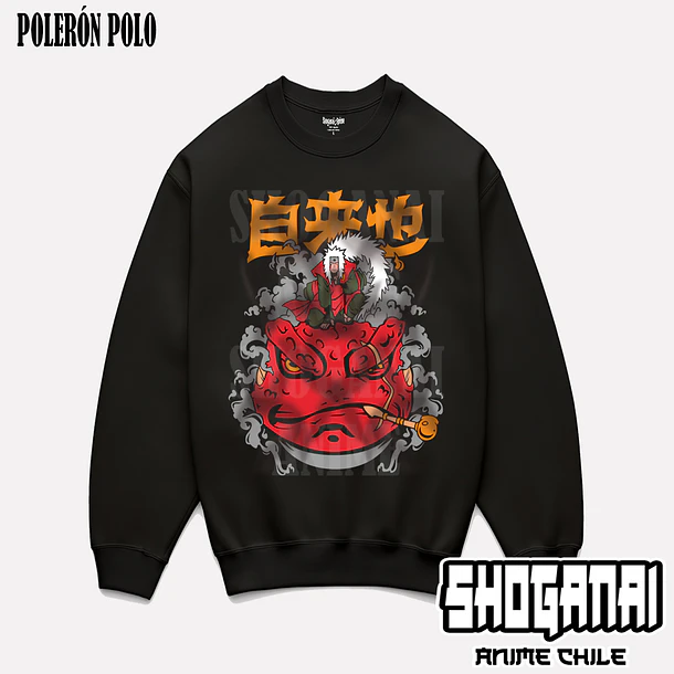 NAR19 Jiraiya - NARUTO - ADULTO (Polera o Polerón) 6