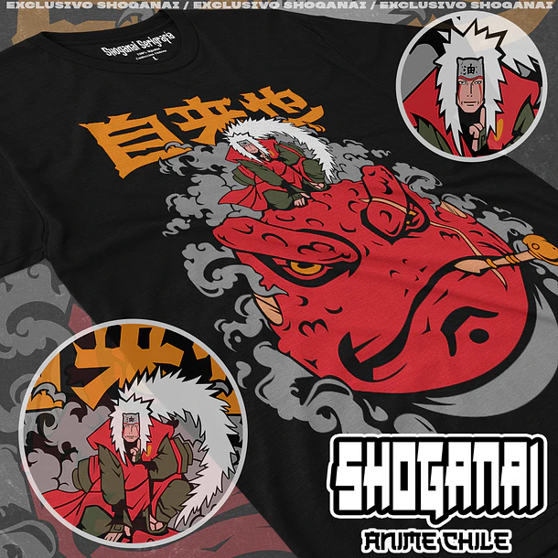 NAR19 Jiraiya - NARUTO - ADULTO (Polera o Polerón) 1