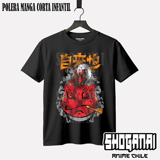 NAR19 Jiraiya - NARUTO - INFANTIL (Polera o Polerón) 1
