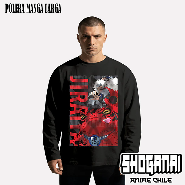 NAR20 Jiraiya - NARUTO - ADULTO (Polera o Polerón) 3