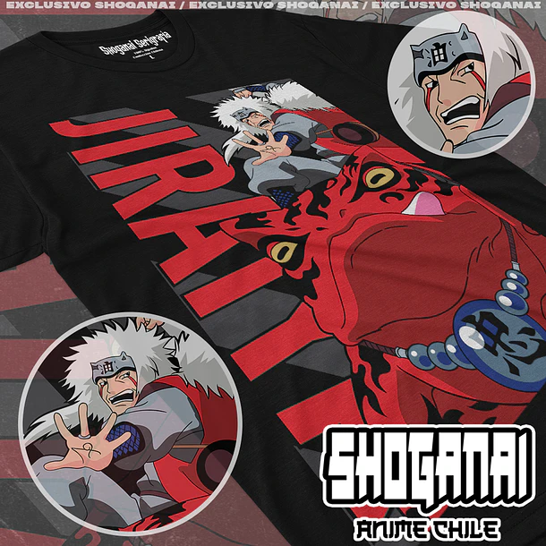 NAR20 Jiraiya - NARUTO - ADULTO (Polera o Polerón) 1