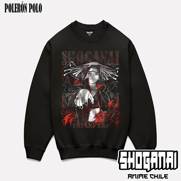 NAR22 Itachi Uchiha - NARUTO - ADULTO (Polera o Polerón) 6