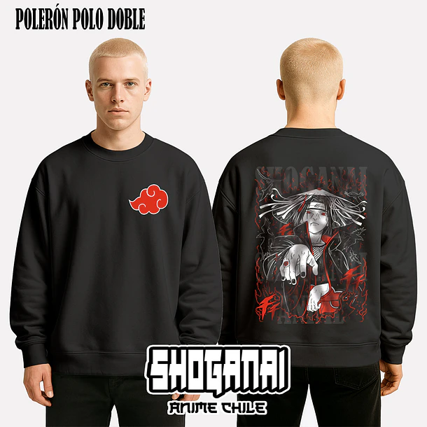 NAR22 Itachi Uchiha - NARUTO - ADULTO (Polera o Polerón) 7