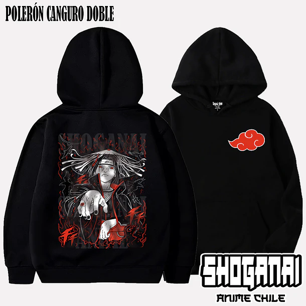 NAR22 Itachi Uchiha - NARUTO - ADULTO (Polera o Polerón) 5