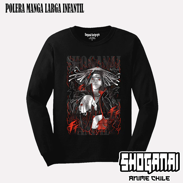 NAR22 Itachi Uchiha - NARUTO - INFANTIL (Polera o Polerón) 3