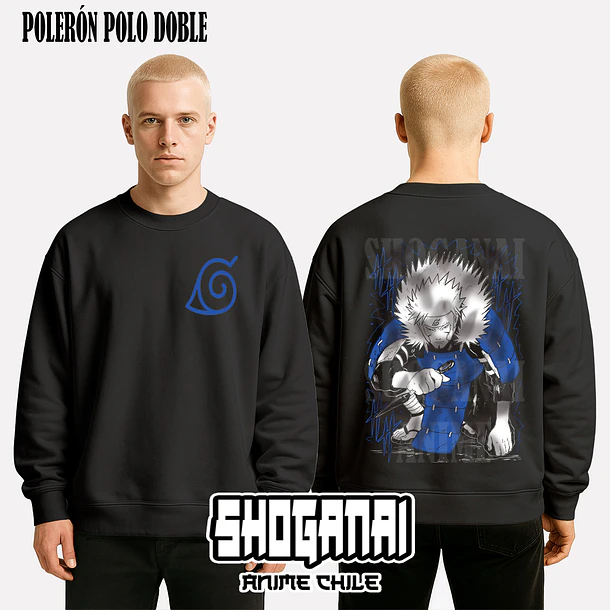 NAR23 Tobirama Senju - NARUTO - ADULTO (Polera o Polerón) 7
