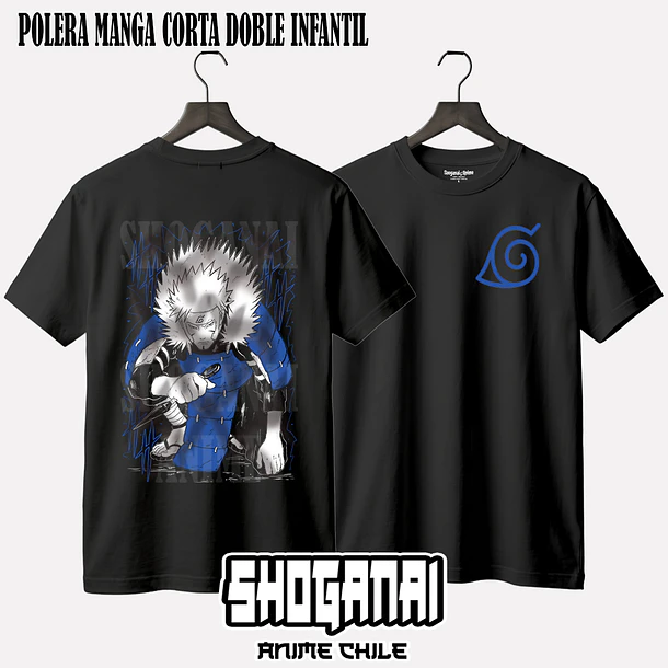NAR23 Tobirama Senju - NARUTO - INFANTIL (Polera o Polerón) 2