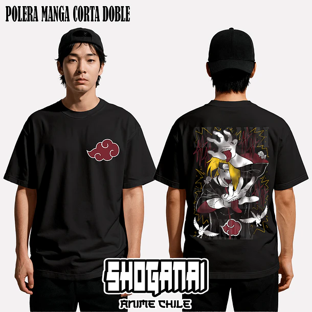 NAR24 Deidara - NARUTO - ADULTO (Polera o Polerón) 2