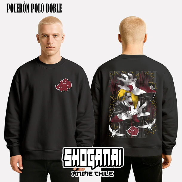NAR24 Deidara - NARUTO - ADULTO (Polera o Polerón) 7
