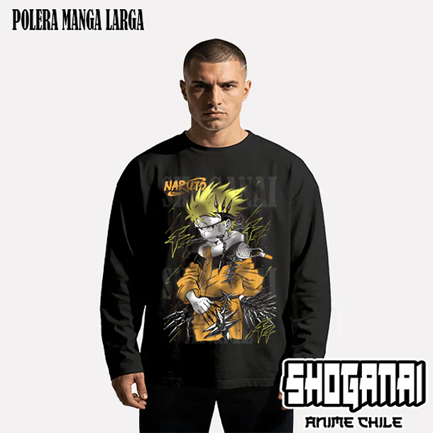 NAR25 Naruto Uzumaki - NARUTO - ADULTO (Polera o Polerón) 3