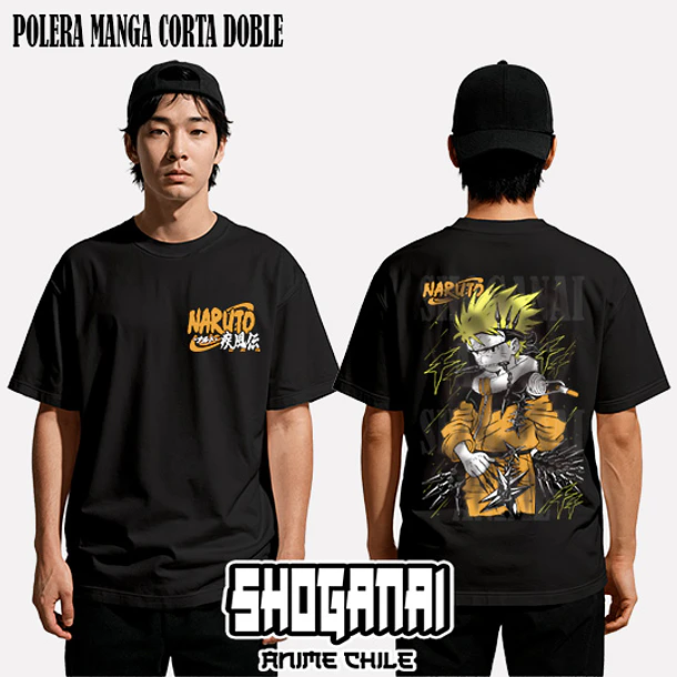 NAR25 Naruto Uzumaki - NARUTO - ADULTO (Polera o Polerón) 2