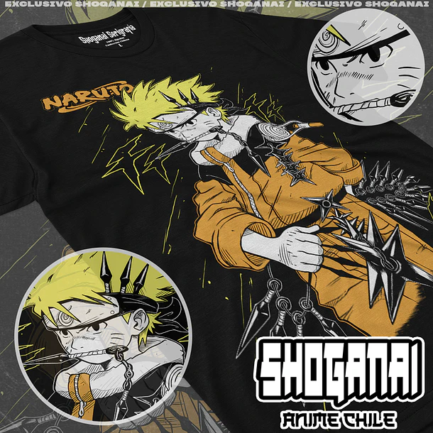NAR25 Naruto Uzumaki - NARUTO - ADULTO (Polera o Polerón) 1