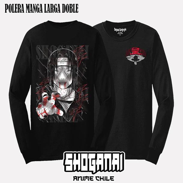 NAR27 Itachi Uchiha - NARUTO - ADULTO (Polera o Polerón) 4