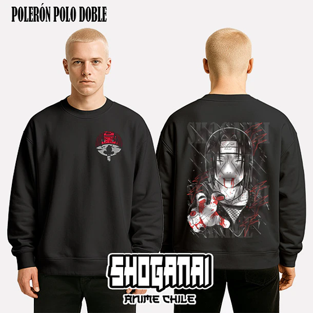 NAR27 Itachi Uchiha - NARUTO - ADULTO (Polera o Polerón) 7