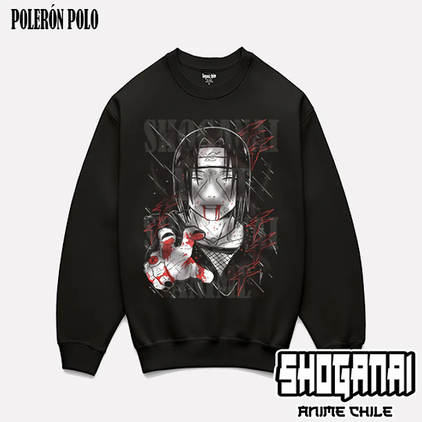 NAR27 Itachi Uchiha - NARUTO - ADULTO (Polera o Polerón) 6