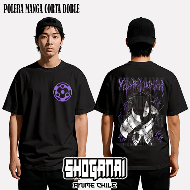 NAR29 Madara Uchiha - NARUTO - ADULTO (Polera o Polerón) 2