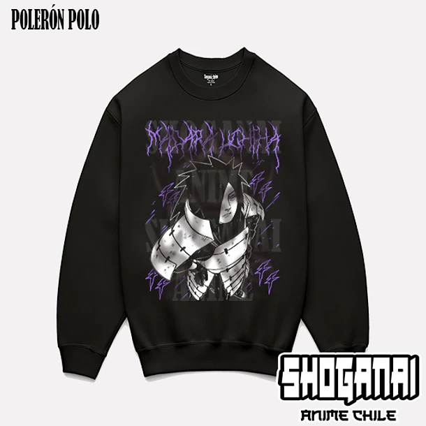NAR29 Madara Uchiha - NARUTO - ADULTO (Polera o Polerón) 6
