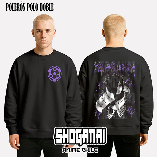 NAR29 Madara Uchiha - NARUTO - ADULTO (Polera o Polerón) 7