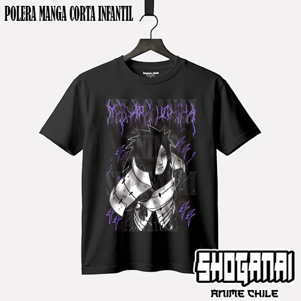 NAR29 Madara Uchiha - NARUTO - INFANTIL (Polera o Polerón) 1