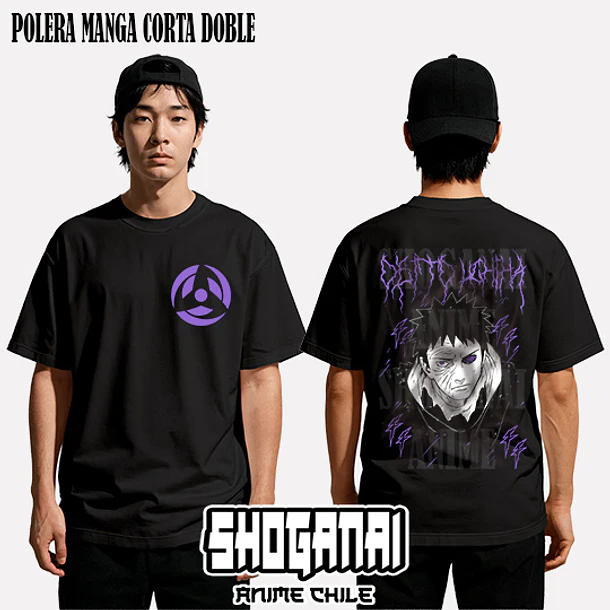 NAR30 Obito Uchiha - NARUTO - ADULTO (Polera o Polerón) 2
