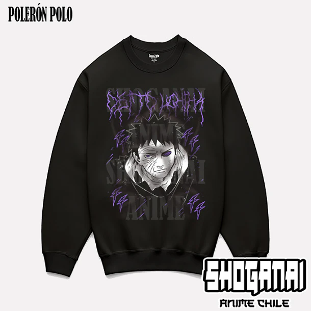 NAR30 Obito Uchiha - NARUTO - ADULTO (Polera o Polerón) 6
