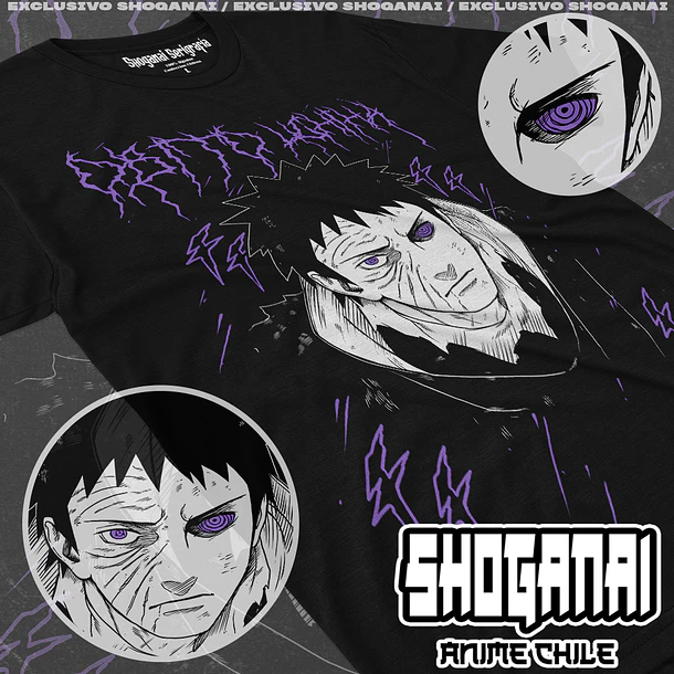 NAR30 Obito Uchiha - NARUTO - ADULTO (Polera o Polerón) 1