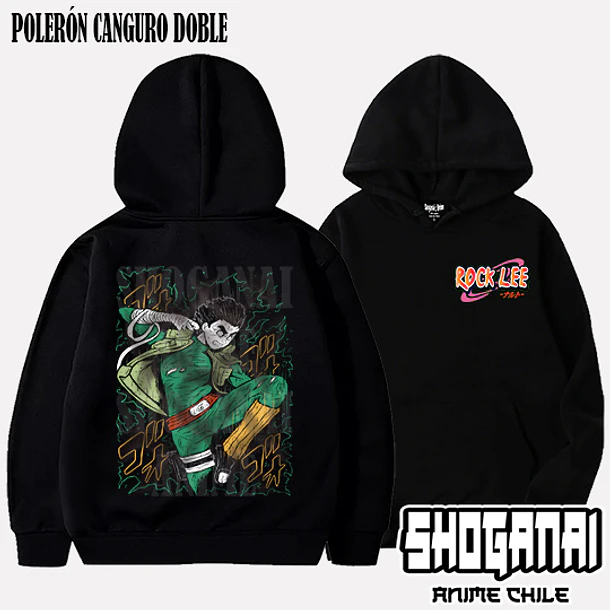 NAR31 Rock Lee - NARUTO - ADULTO (Polera o Polerón) 5