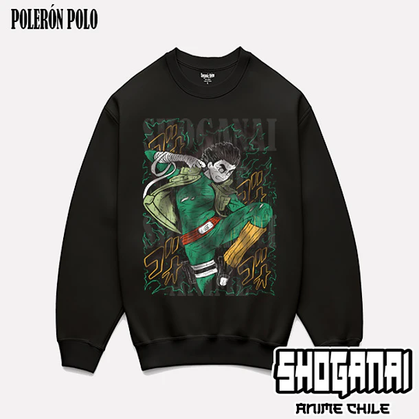 NAR31 Rock Lee - NARUTO - ADULTO (Polera o Polerón) 6