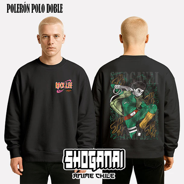 NAR31 Rock Lee - NARUTO - ADULTO (Polera o Polerón) 7