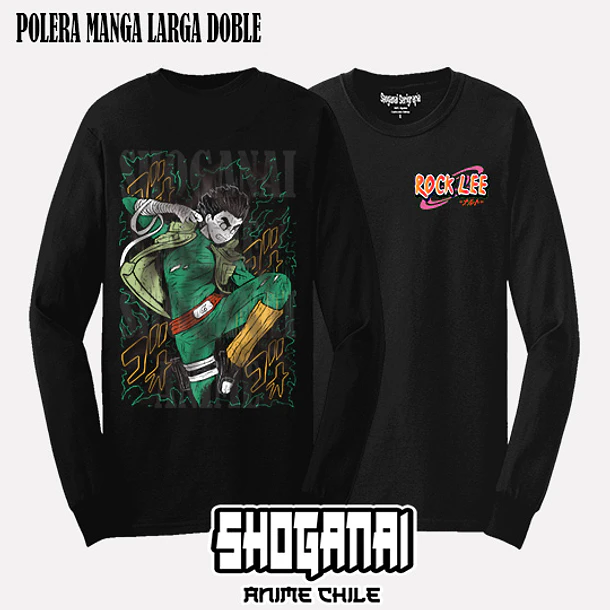 NAR31 Rock Lee - NARUTO - ADULTO (Polera o Polerón) 4