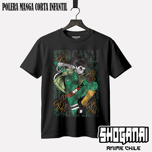 NAR31 Rock Lee - NARUTO - INFANTIL (Polera o Polerón) 1