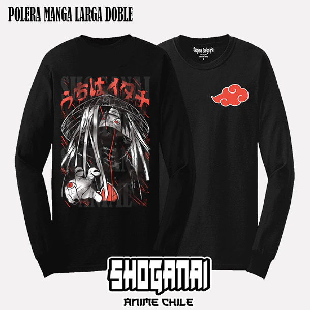 NAR32 Itachi Uchiha - NARUTO - ADULTO (Polera o Polerón) 4