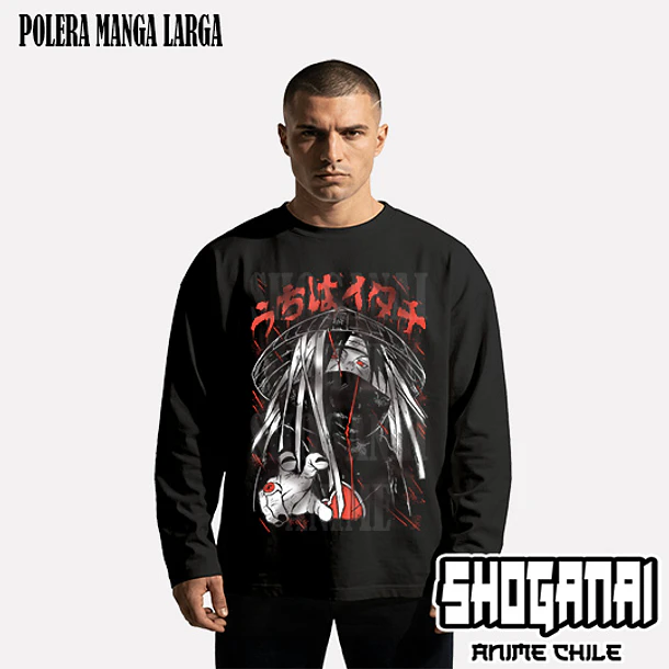 NAR32 Itachi Uchiha - NARUTO - ADULTO (Polera o Polerón) 3