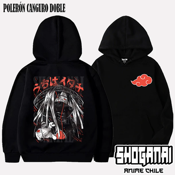 NAR32 Itachi Uchiha - NARUTO - ADULTO (Polera o Polerón) 5