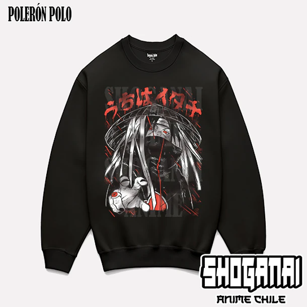 NAR32 Itachi Uchiha - NARUTO - ADULTO (Polera o Polerón) 6