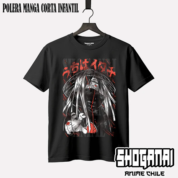 NAR32 Itachi Uchiha - NARUTO - INFANTIL (Polera o Polerón) 1