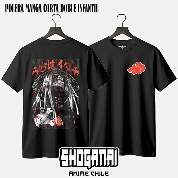 NAR32 Itachi Uchiha - NARUTO - INFANTIL (Polera o Polerón) 2