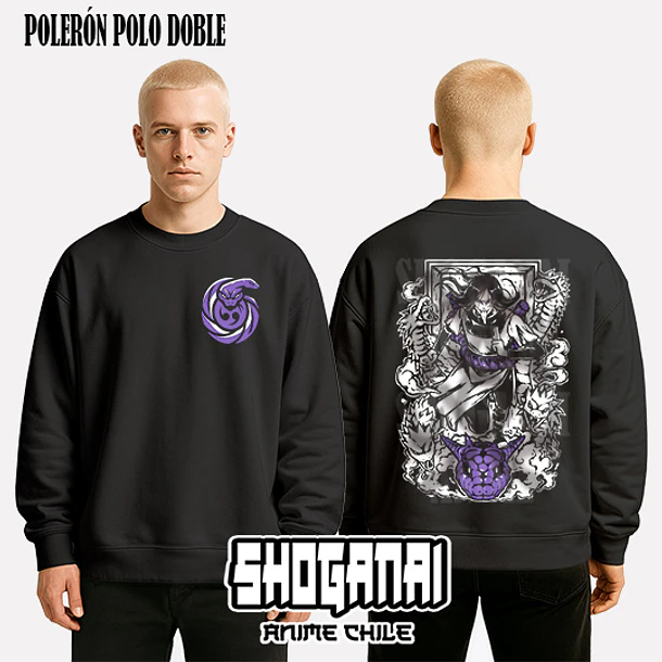 NAR34 Orochimaru - NARUTO - ADULTO (Polera o Polerón) 8