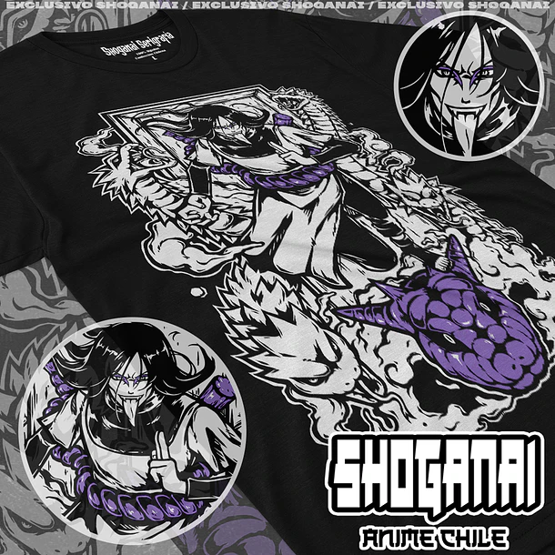 NAR34 Orochimaru - NARUTO - ADULTO (Polera o Polerón) 1