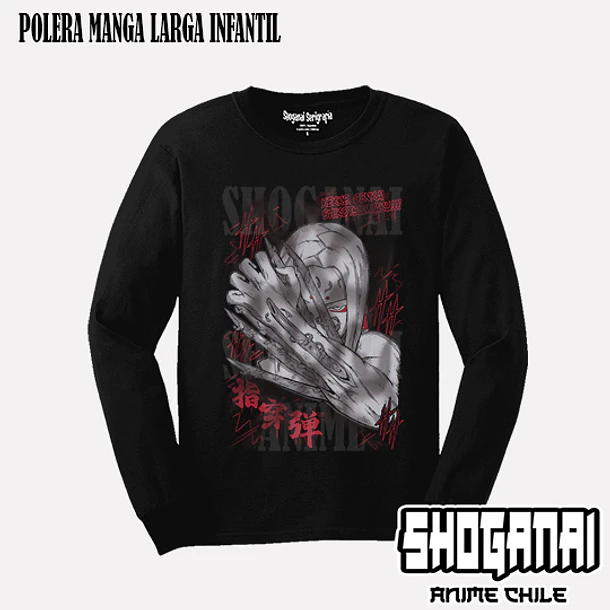 NAR35 Kimimaro - NARUTO - INFANTIL (Polera o Polerón) 3