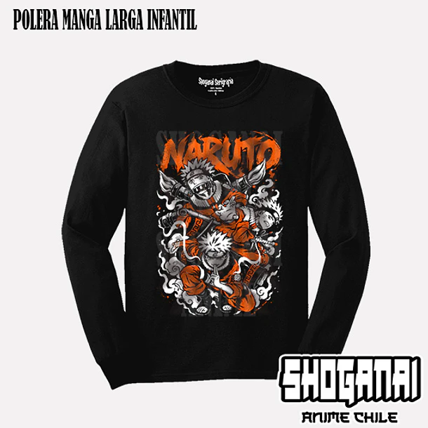 NAR36 Naruto Uzumaki - NARUTO - INFANTIL (Polera o Polerón) 4