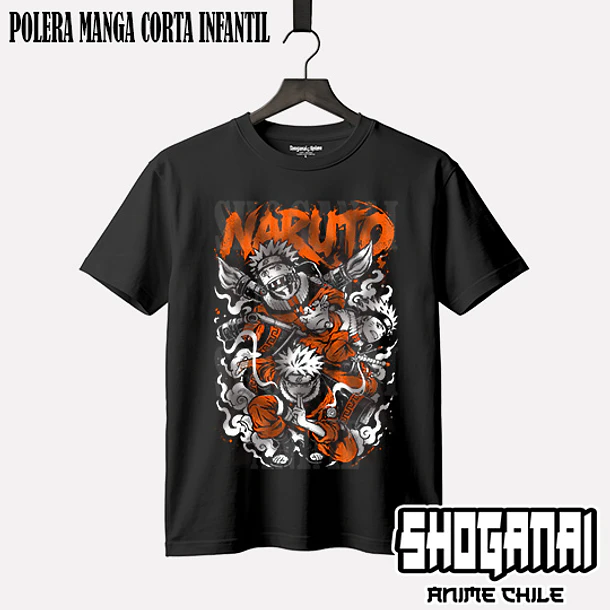 NAR36 Naruto Uzumaki - NARUTO - INFANTIL (Polera o Polerón) 1