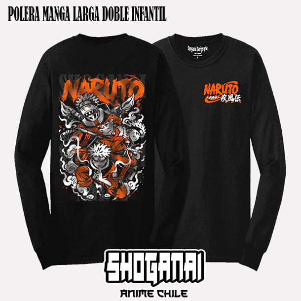 NAR36 Naruto Uzumaki - NARUTO - INFANTIL (Polera o Polerón) 5