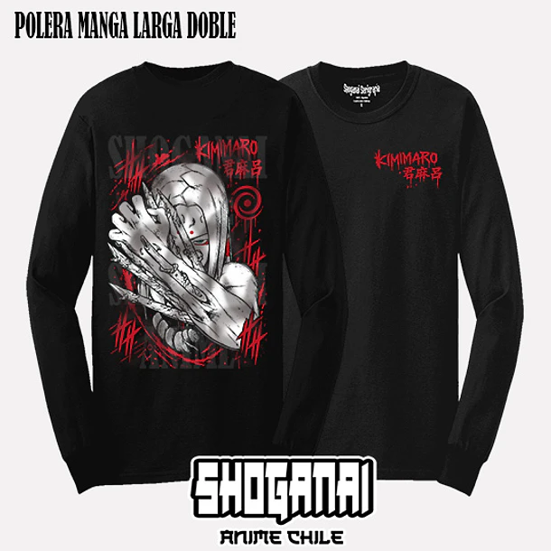 NAR37 Kimimaro - NARUTO - ADULTO (Polera o Polerón) 5