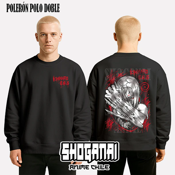 NAR37 Kimimaro - NARUTO - ADULTO (Polera o Polerón) 8