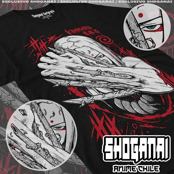 NAR37 Kimimaro - NARUTO - ADULTO (Polera o Polerón) 1