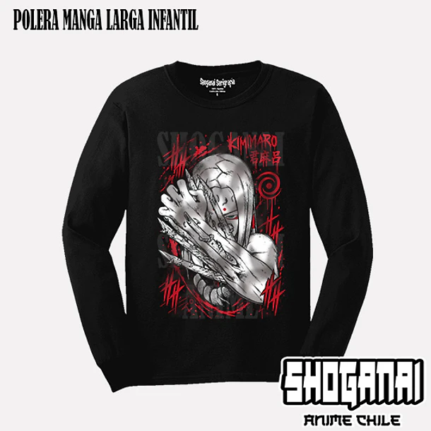 NAR37 Kimimaro - NARUTO - INFANTIL (Polera o Polerón) 4